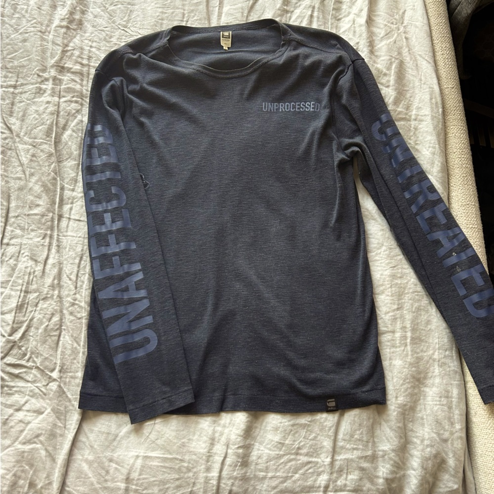 Men’s heather charcoal limited edition l/s shirt
